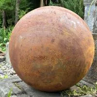Стальная сфера — 3D КОРТЕН (518913) ∅ 1500 мм. Курильск