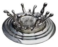 Всплеск воды из нержавеющей стали (517626) монтаж арт-объект  в Курильске