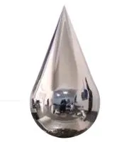 Капля 1000 х 500 зеркало aisi304 (517624) производство арт-объект  в Курильске