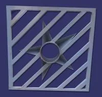 Звезда стальная (197146) монтаж комплект горелка ГВД 379 10 89 00 ПС вечный огонь ø 1000 мм. пустотелая  в Курильске