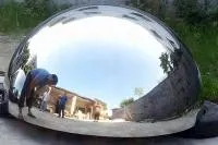 Полусфера ø 1500 нержавеющая сталь (207298) сертификат промоборудование мм.  в Курильске