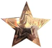 Звезда на памятник ø 150 (518234) монтаж обелиск - стела мм. пустотелая  в Курильске