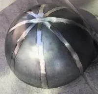 Полусфера сталь Ст3 ∅ 1350 стенка 6 мм. (518636) в Курильске