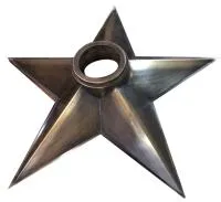 Звезда ø 1100 мм. бронза (197207) поставка комплект горелка ГВД 379 10 89 00 ПС вечный огонь пустотелая  в Курильске