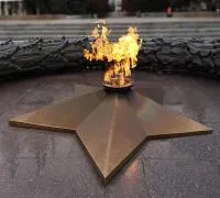 Звезда вечного огня листовая бронза чугун в Курильске (518589)