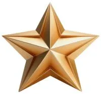 Звезда из латуни элемент декора на памятник в Курильске (518509)