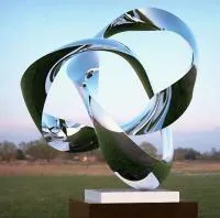 Кольца из нержавеющей стали скульптура (518288) производство арт-объект  в Курильске