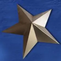 Звезда на обелиск латунь (197203) поставка - стела памятник ø 600 мм. пустотелая  в Курильске