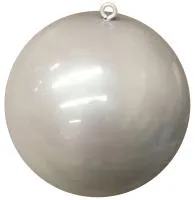 Новогодний шар белый (518857) ∅ 250 мм. Курильск 
