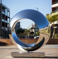 Кольцо нержавеющая сталь скульптура (518260) производство арт-объект  в Курильске