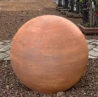 Железный шар сталь кортен (518914) ∅ 1350 мм. Курильск