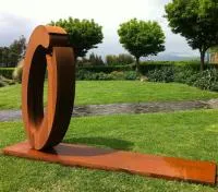 Скульптура дорожная карта кортеновская сталь (518257) поставка арт-объект  в Курильске