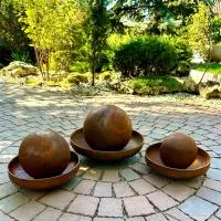Фонтан 3D шар КОРТЕН (518896) ∅ 500 ∅ 650 ∅ 750 Курильск 