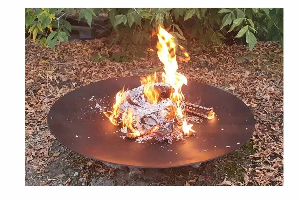 Кострище в виде чаши из металла сталь марки Ст3 аренда в Курильске 